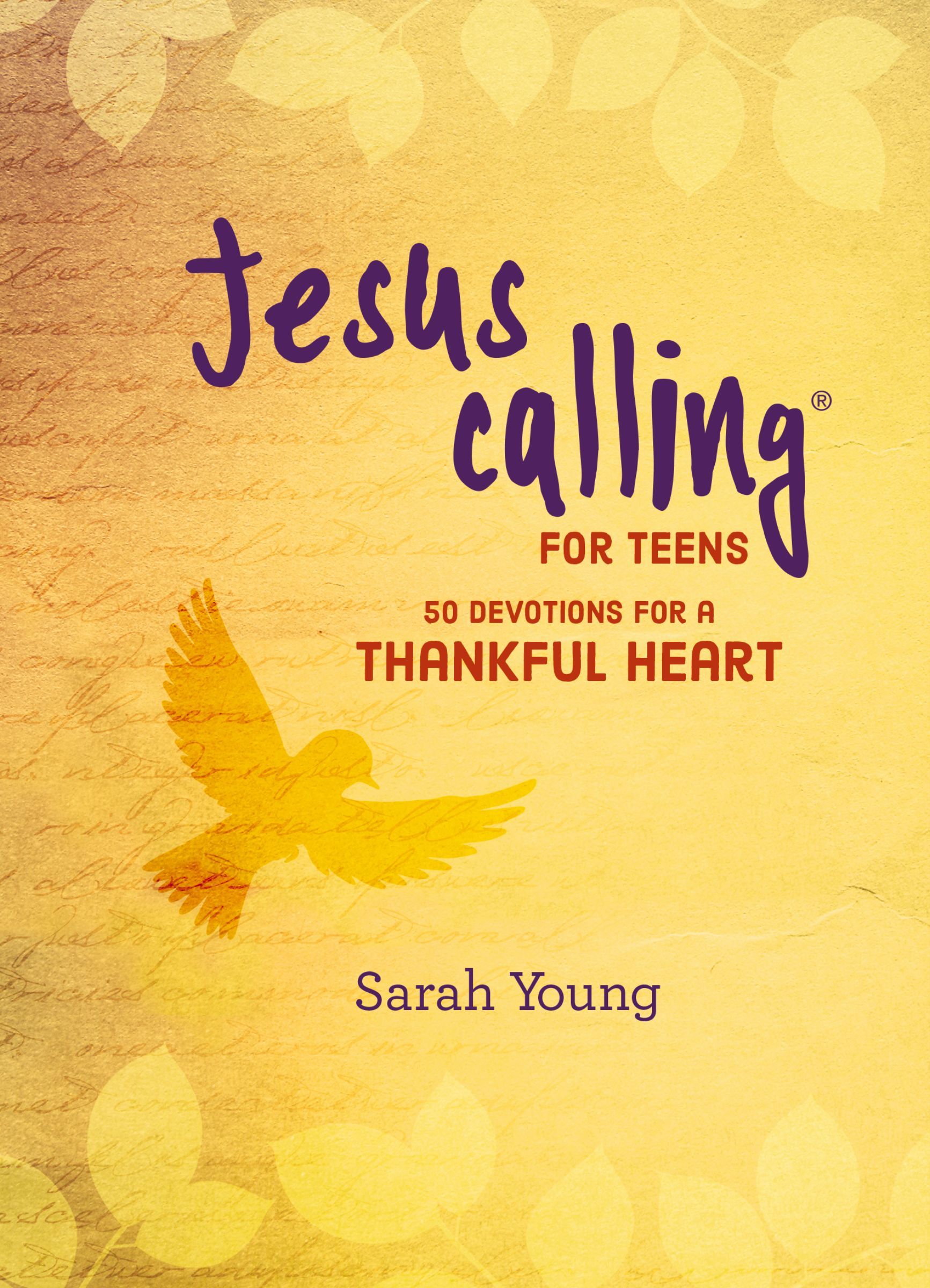 Jesus Calling: 50 Devotions for a Thankful Heart, Hardback, Sarah Young