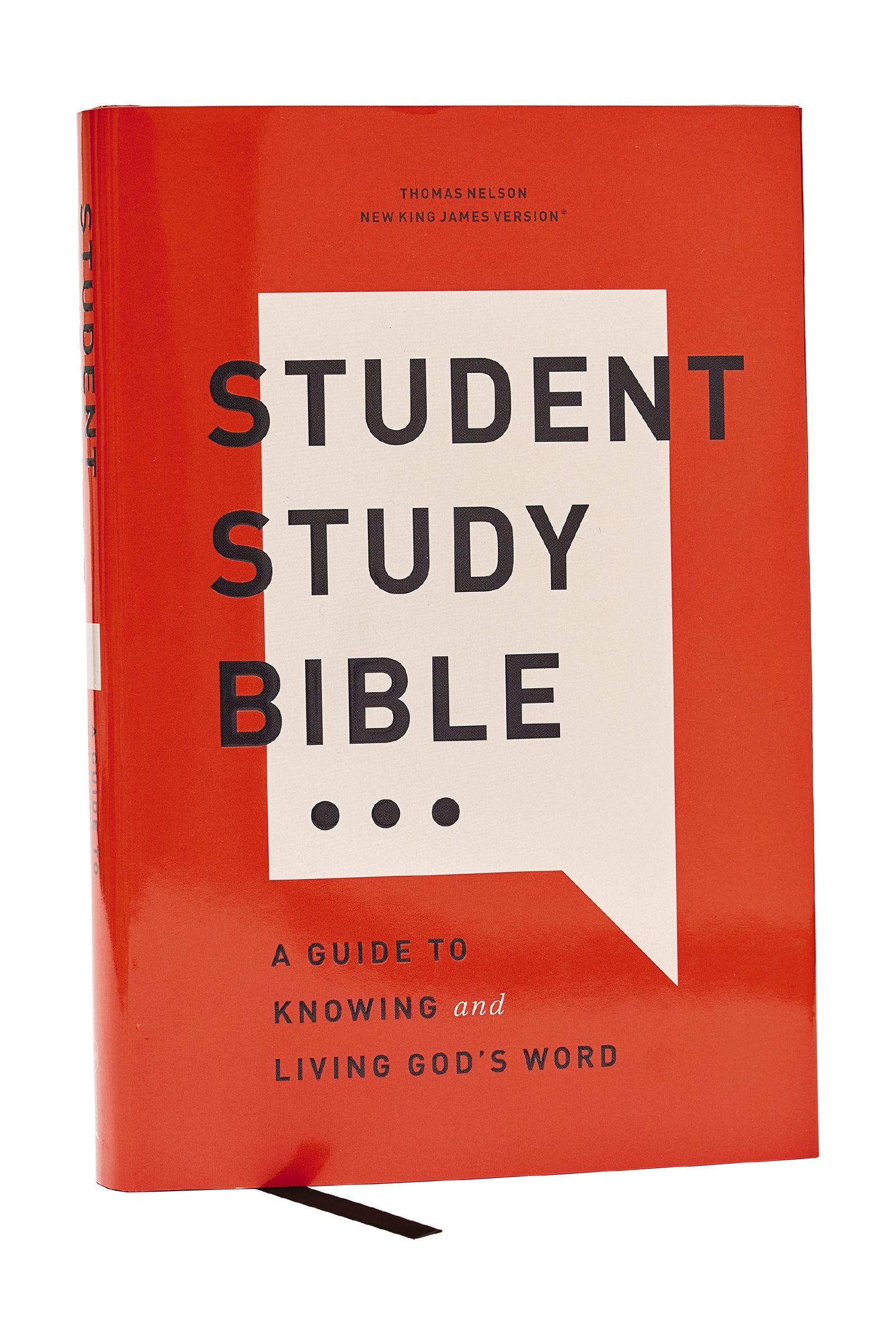 Student Study Bible: A Guide to Knowing and Living God’s Word (NKJV, Hardcover, Red Letter, Comfort Print)