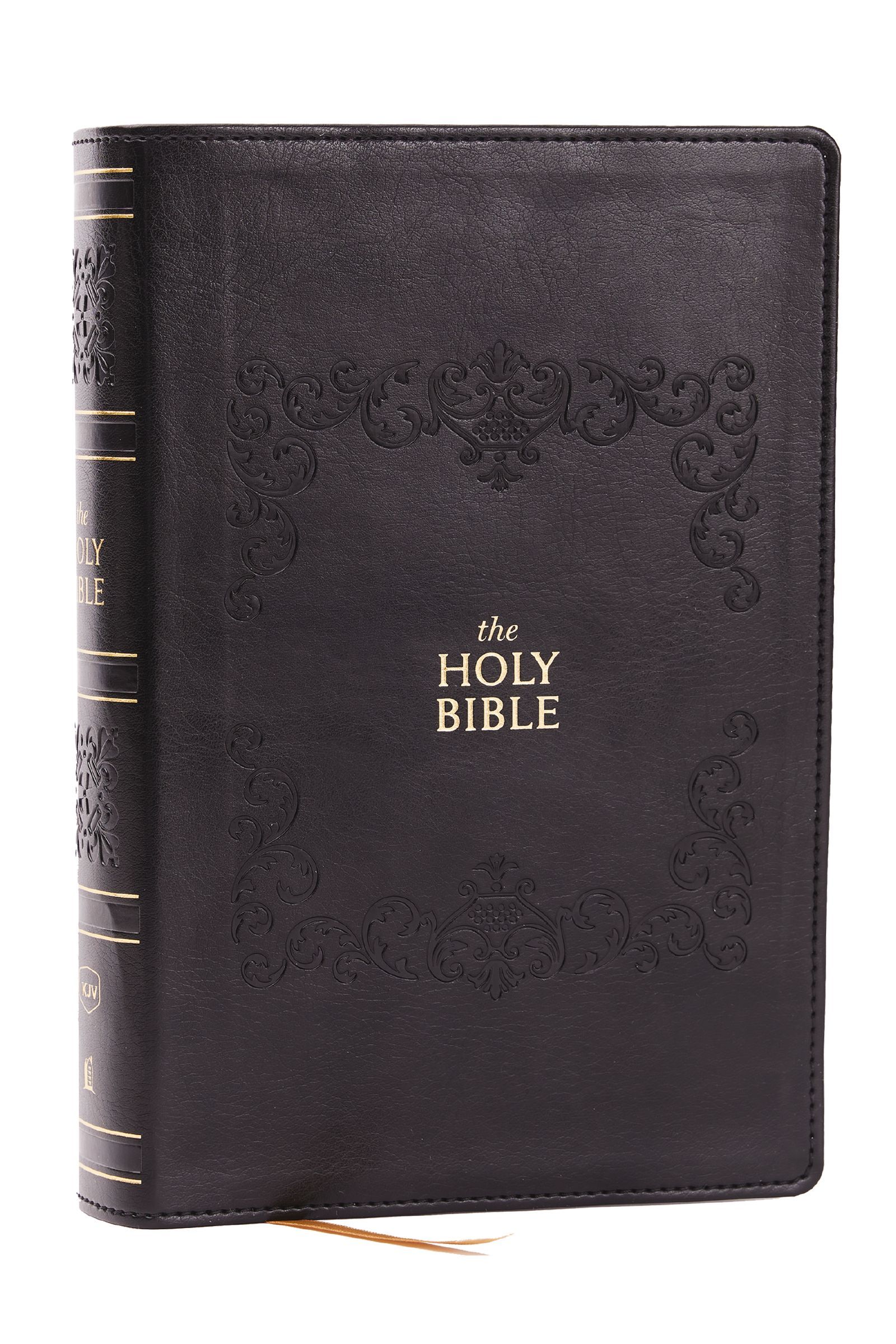 Book Cover of 'KJV Holy Bible: Personal Size Giant Print, Black Leathersoft, Red Letter, Comfort Print: King James Version'
