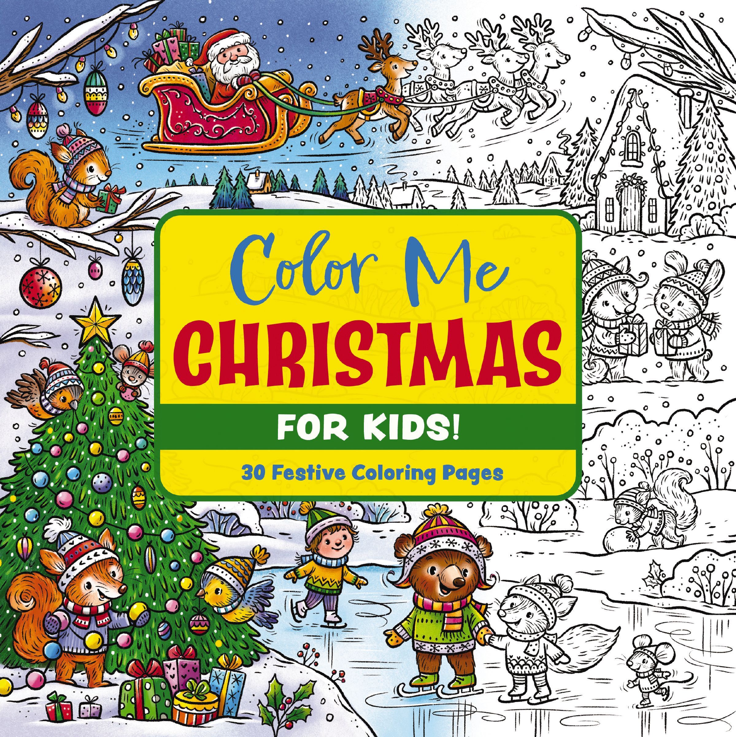 Color Me Christmas (for Kids!), Board Book, Editors of Cider Mill Press