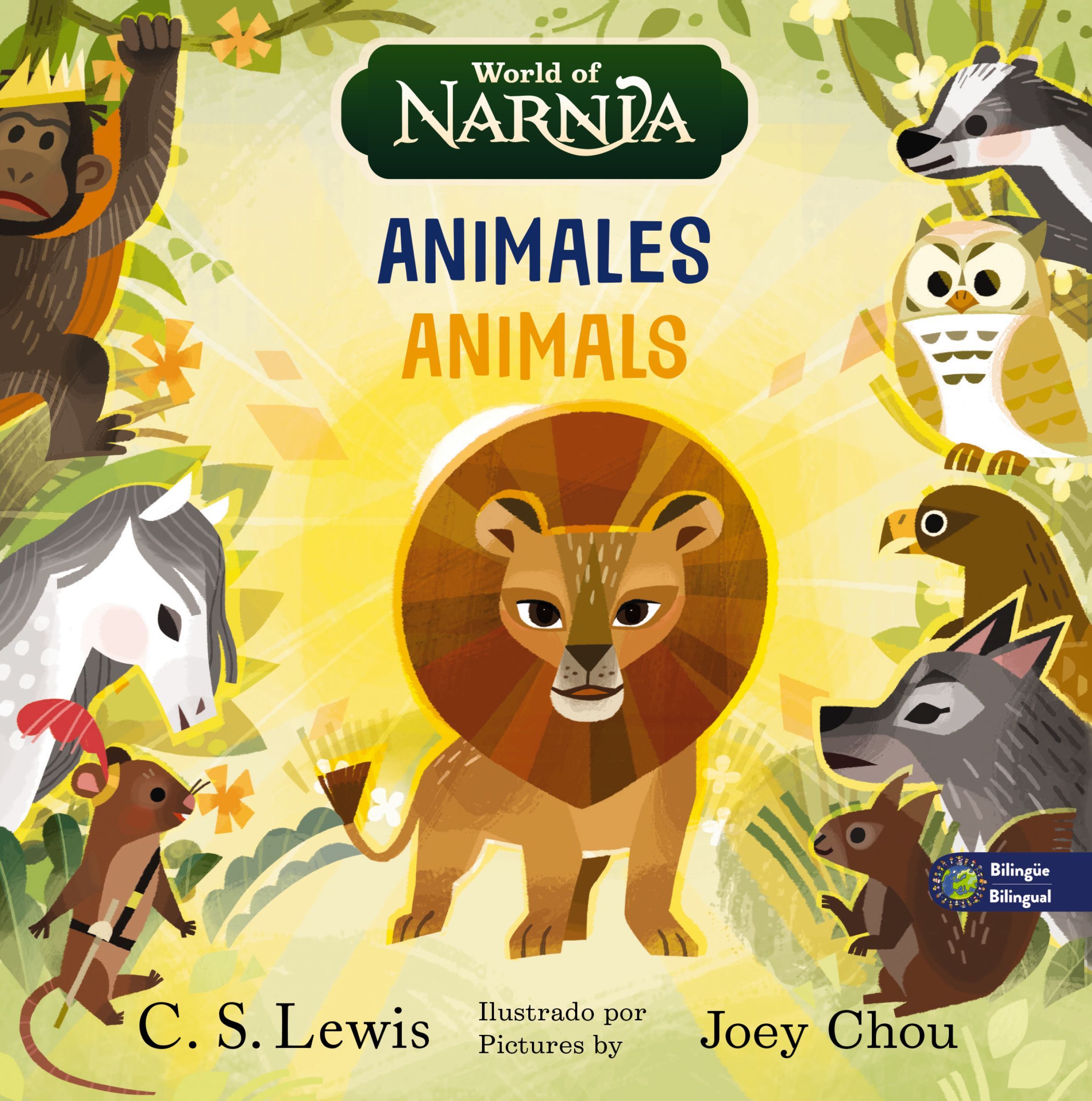 The Chronicles of Narnia: Animals / Las crónicas de Narnia: Animales, Bilingual Board Book
