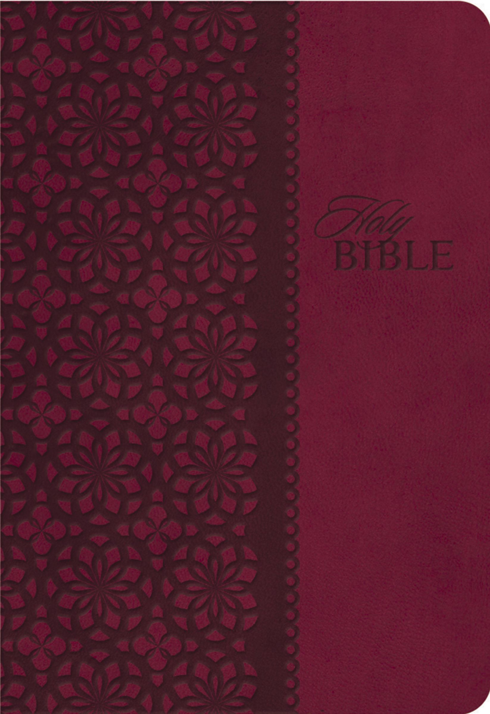 KJV Study Bible, Leathersoft, Red/Pink, Thumb Indexed, Red Letter, Hardback,