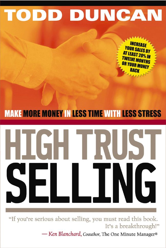 High Trust Selling Book Cover