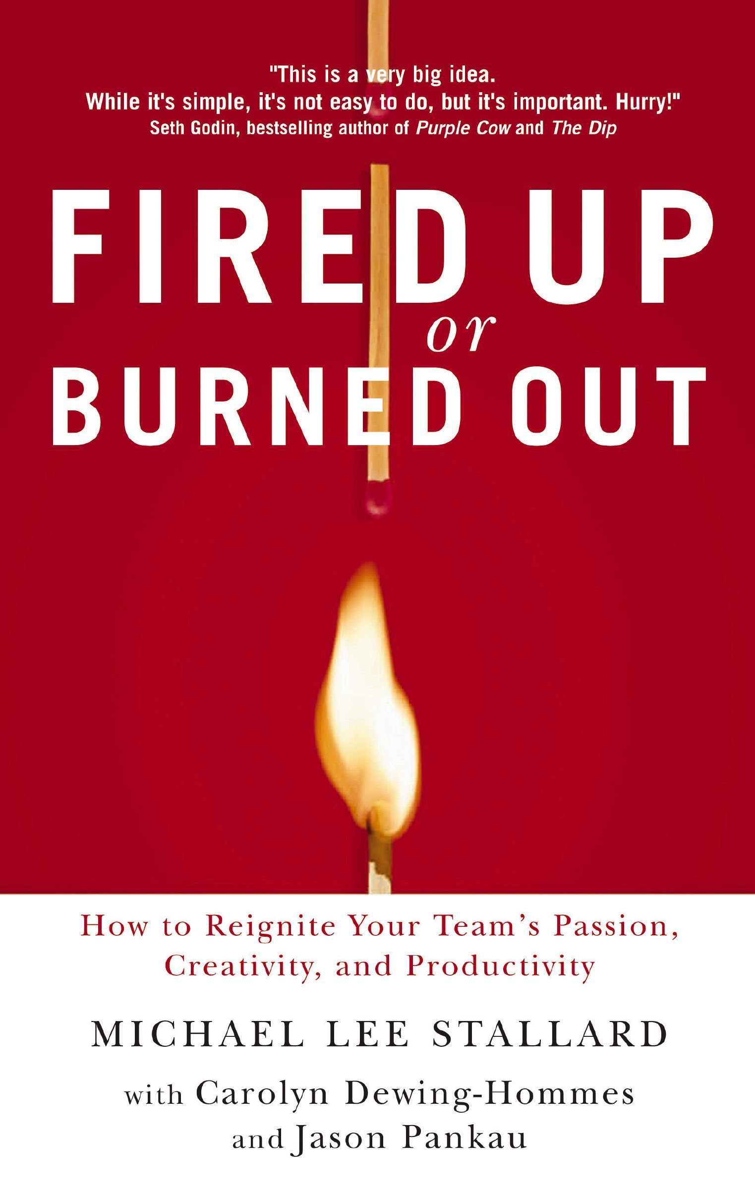 Book - Fired Up or Burned Out - How to Reignite Your Team's Passion, Creativity, and Productivity