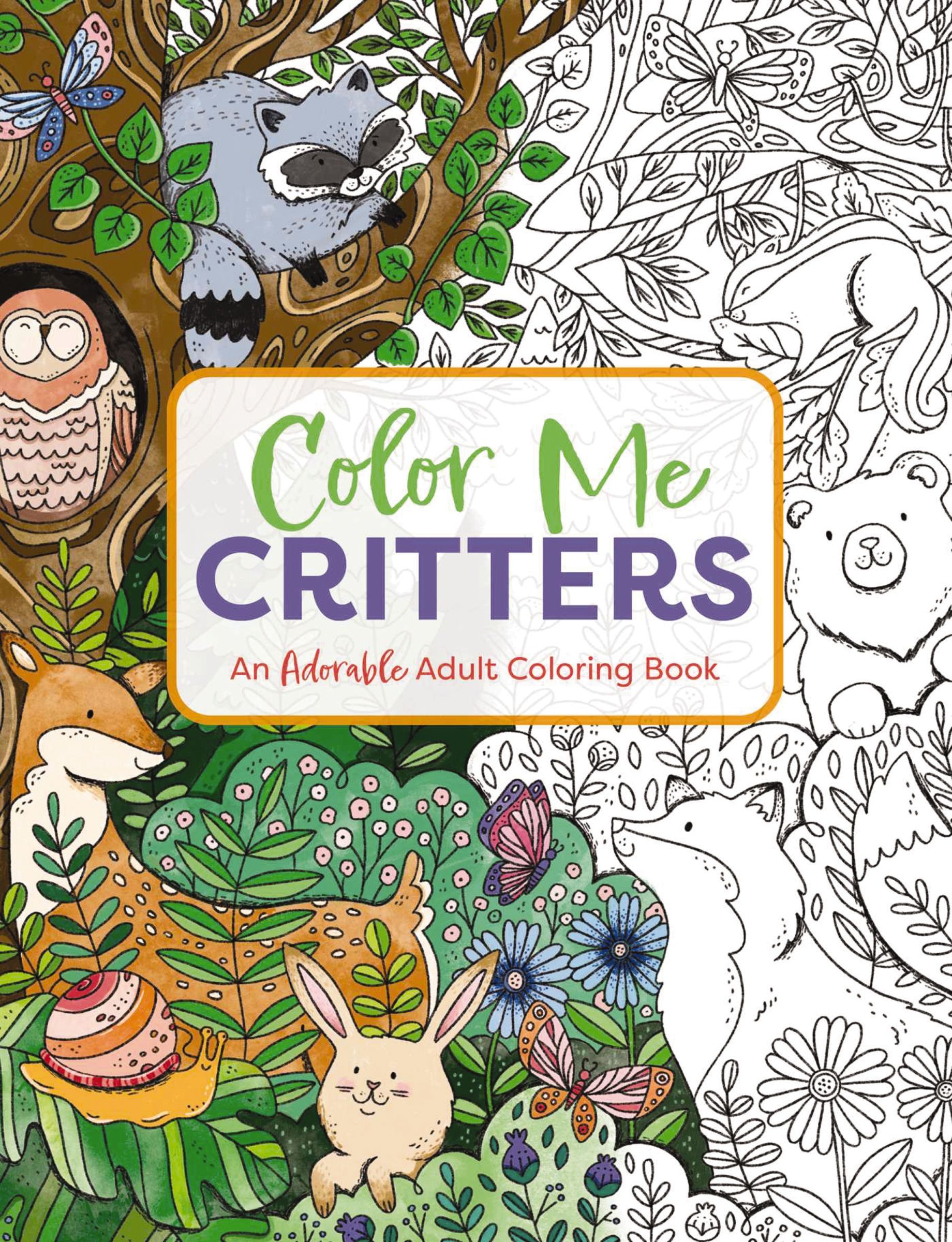 Color Me Critters : An Adorable Adult Coloring Book by Editors of Editors of ... - Image 8