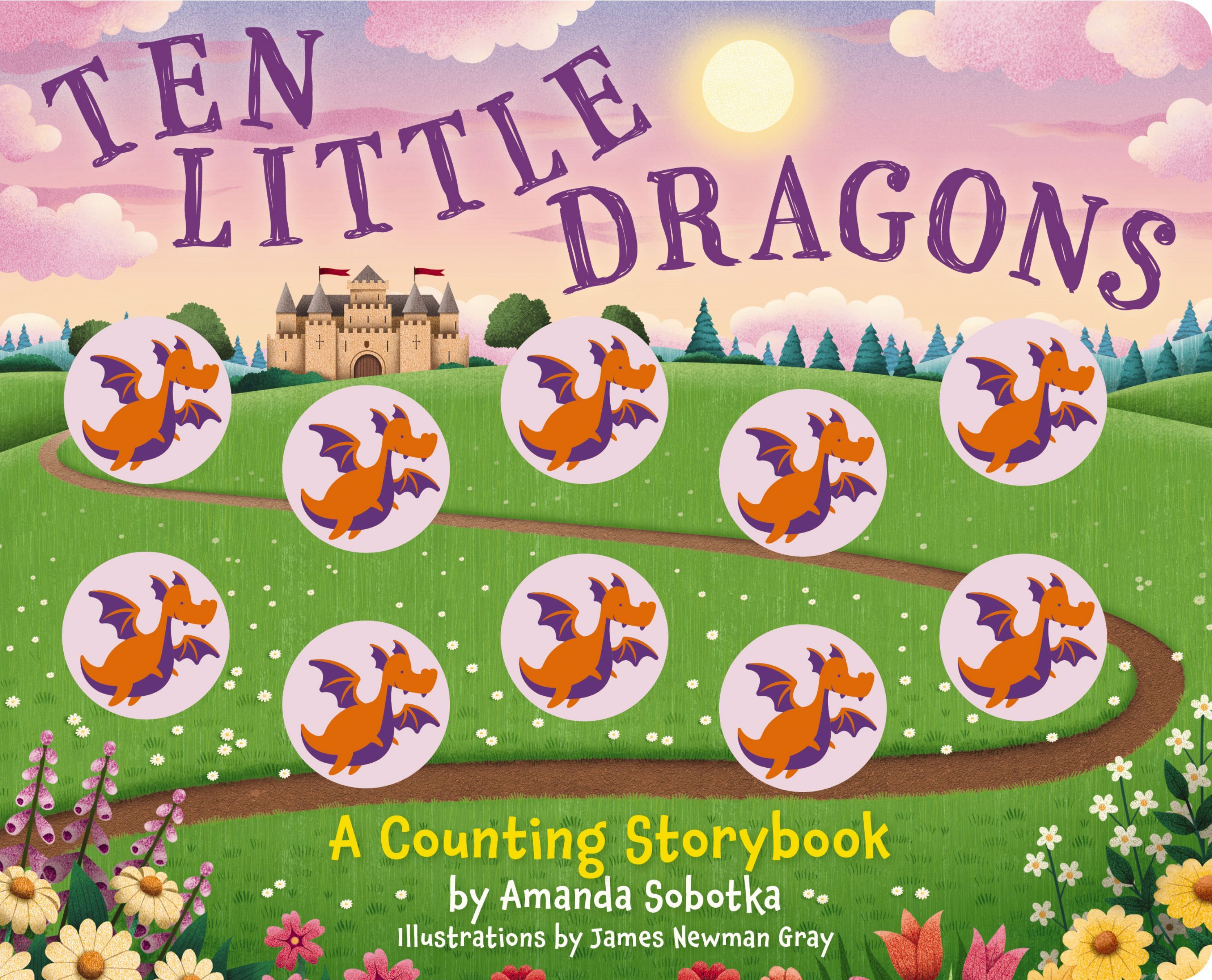 Ten Little Dragons, Hardback, Amanda Sobotka