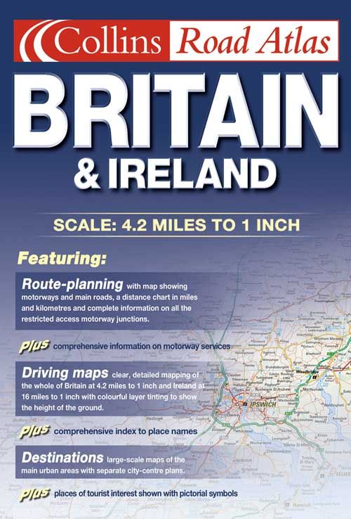 Collins Road Atlas Britain and Ireland, Sports, Hobbies & Travel, Hardback,