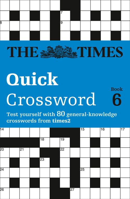 The Times Quick Crossword Book 6, Sports, Hobbies & Travel, Paperback, The Times Mind Games