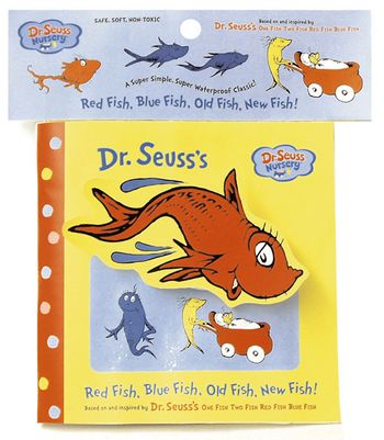 Dr. Seuss Nursery - Red Fish, Blue Fish, Old Fish, New Fish!: Deluxe Bath Book (Dr. Seuss Nursery) - Dr. Seuss, Illustrated by Dr. Seuss