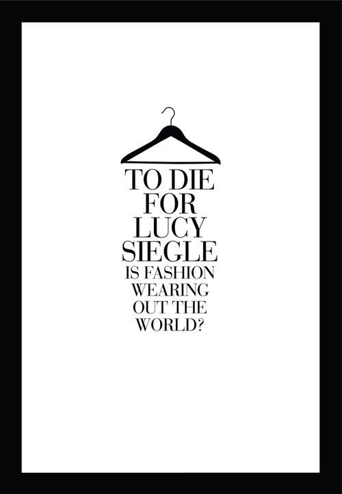 To Die For, Contemporary Fiction, Paperback, Lucy Siegle