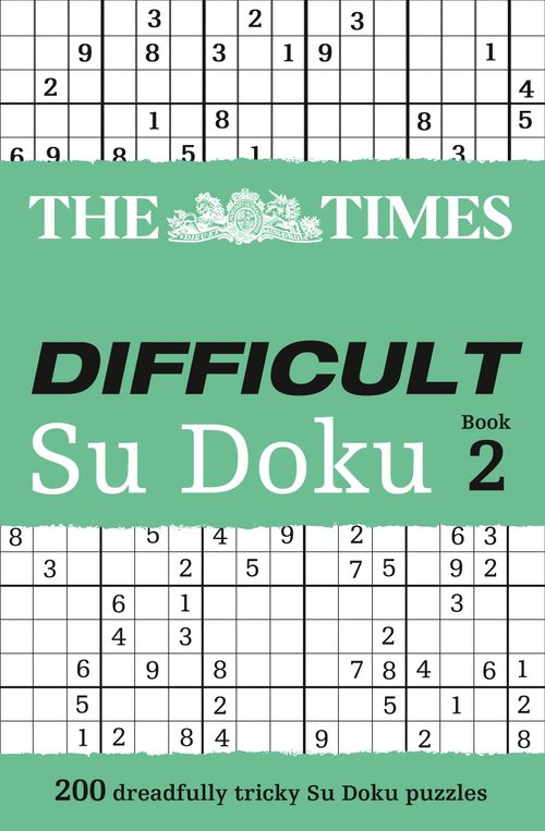 The Times Difficult Su Doku Book 2, Sports, Hobbies & Travel, Paperback, The Times Mind Games