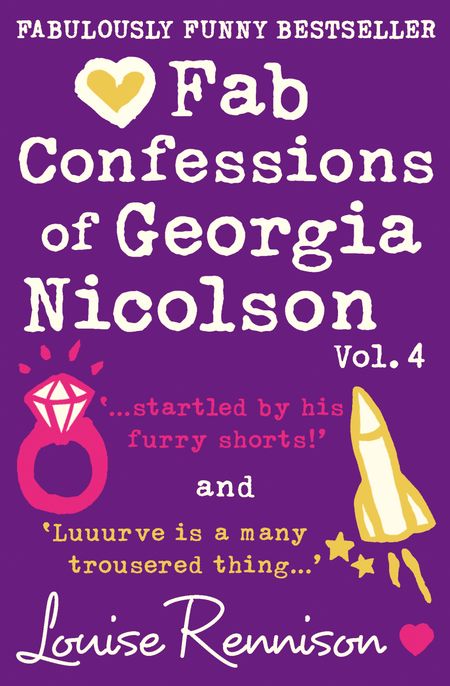Cover image for The Confessions of Georgia Nicolson - Fab Confessions of Georgia Nicolson (vol 7 and 8): Startled by his furry shorts! / Luuurve is a many trousered thing (The Confessions of Georgia Nicolson) - Louise Rennison