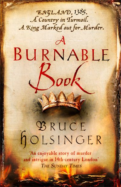Cover image for A Burnable Book - Bruce Holsinger