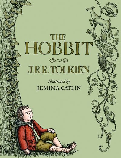 Cover image for The Hobbit - J. R. R. Tolkien, Illustrated by Jemima Catlin