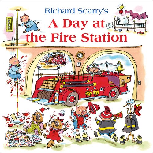 A Day at the Fire Station, Children’s, Teenage and Educational – Children’s: picture books, activity books, early learning concepts – Children’s picture books – Picture storybooks, Paperback, Richard Scarry