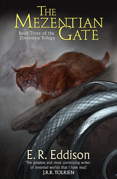 Cover image for Zimiamvia - The Mezentian Gate (Zimiamvia, Book 3) - E. R. Eddison, Introduction by Paul Edmund Thomas