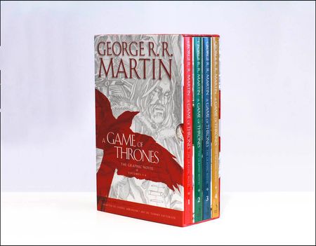 George shops RR Martin Game Of Thrones Volume # 1-4 Exclusive TV Hardcover Box Set