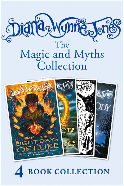 Cover image for Diana Wynne Jones’s Magic and Myths Collection (The Game, The Power of Three, Eight Days of Luke, Dogsbody) - Diana Wynne Jones
