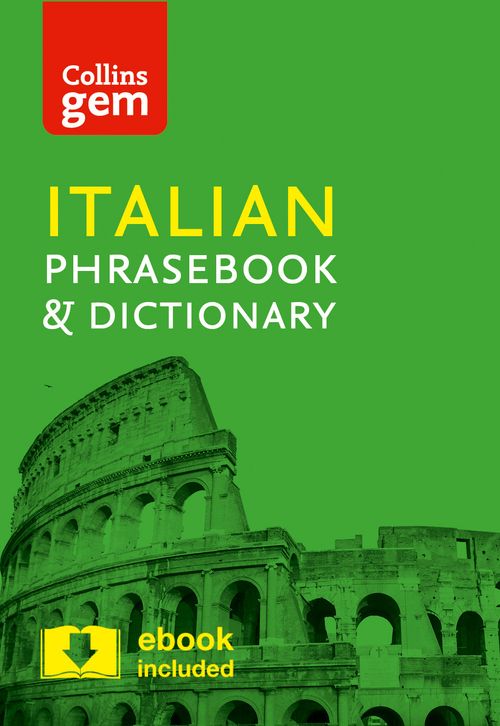 Collins Italian Phrasebook and Dictionary Gem Edition, Children's, Paperback, Collins Dictionaries