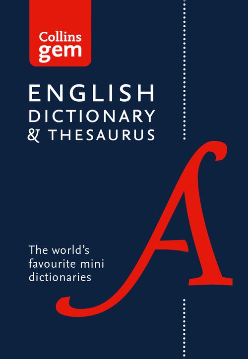English Gem Dictionary and Thesaurus, Non-Fiction, Paperback, Collins Dictionaries
