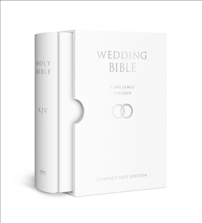 HOLY BIBLE: King James Version (KJV) White Compact Wedding Edition - Collins KJV Bibles