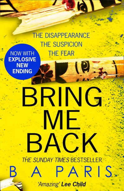 Cover image for Bring Me Back - B A Paris