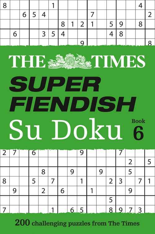 The Times Super Fiendish Su Doku Book 6, Sports, Hobbies & Travel, Paperback, The Times Mind Games
