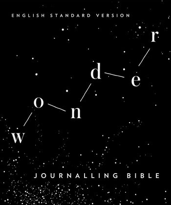 ESV Wonder Journalling Bible: Canvas Flexi-board and silver foiling edition - Foreword by Gary Clarke