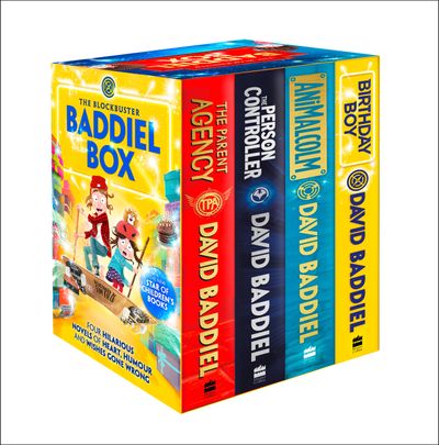 The Blockbuster Baddiel Box (The Person Controller, The Parent Agency, AniMalcolm, Birthday Boy) - David Baddiel, Illustrated by Jim Field