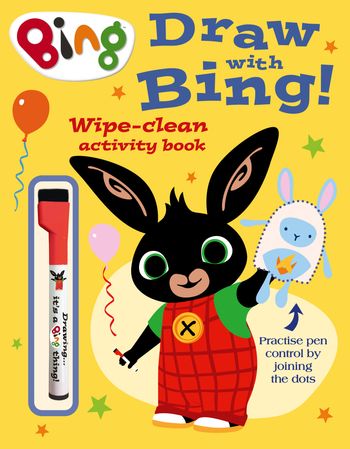 Bing - Draw With Bing! Wipe-clean Activity Book (Bing) - 