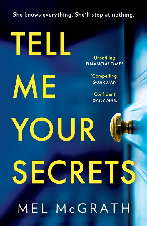 Tell Me Your Secrets, Contemporary Fiction, Paperback, Mel McGrath