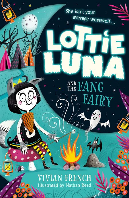 Cover image for Lottie Luna - Lottie Luna and the Fang Fairy (Lottie Luna, Book 3) - Vivian French, Illustrated by Nathan Reed