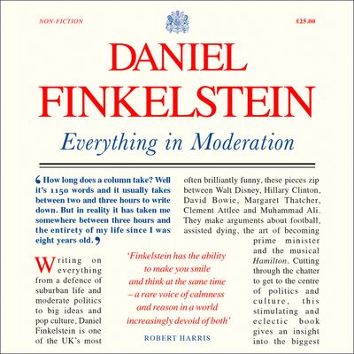  - Daniel Finkelstein, Read by Daniel Finkelstein