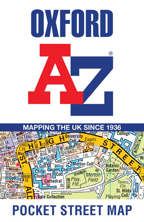 Oxford A-Z Pocket Street Map, Sports, Hobbies & Travel, Map, A-Z Maps