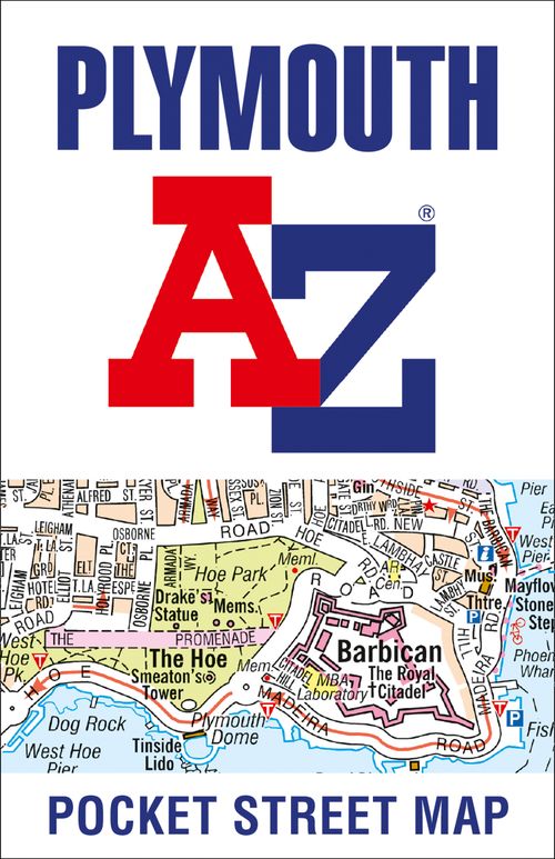 Plymouth A-Z Pocket Street Map, Sports, Hobbies & Travel, Map, A-Z Maps