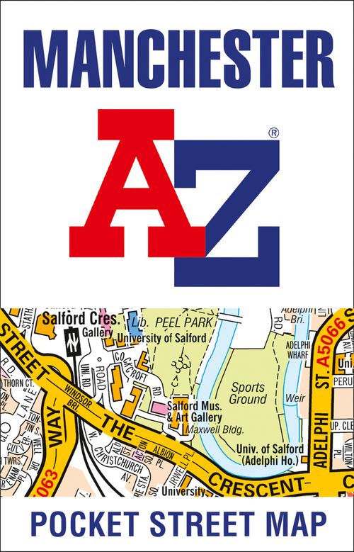Manchester A-Z Pocket Street Map, Sports, Hobbies & Travel, Map, A-Z Maps