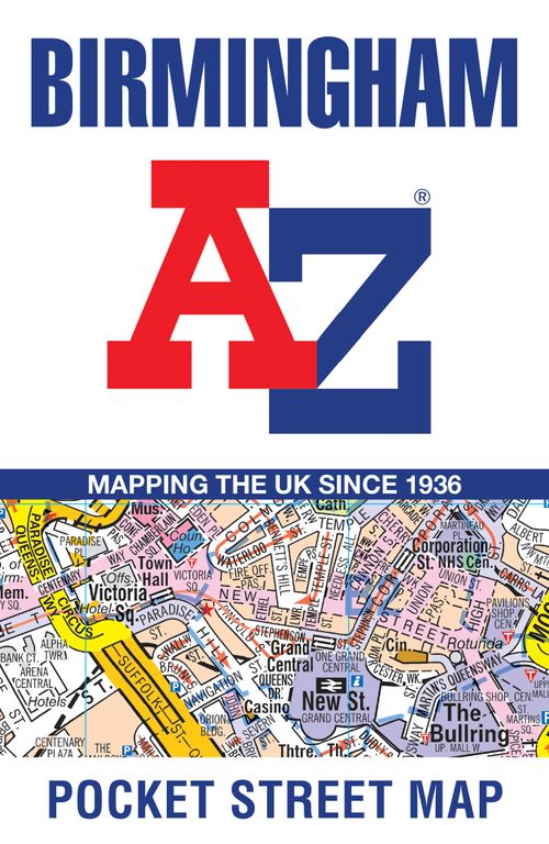 Birmingham A-Z Pocket Street Map, Sports, Hobbies & Travel, Map, A-Z Maps