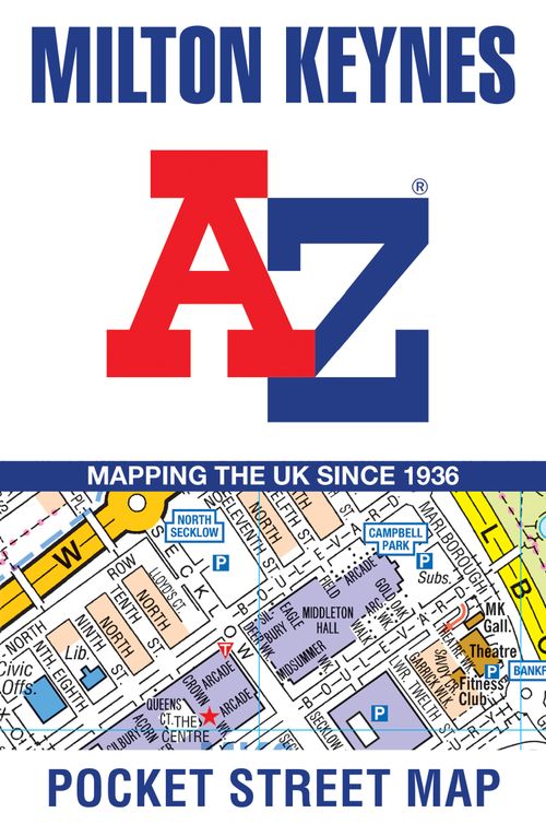 Milton Keynes A-Z Pocket Street Map, Non-Fiction, Map, A-Z Maps