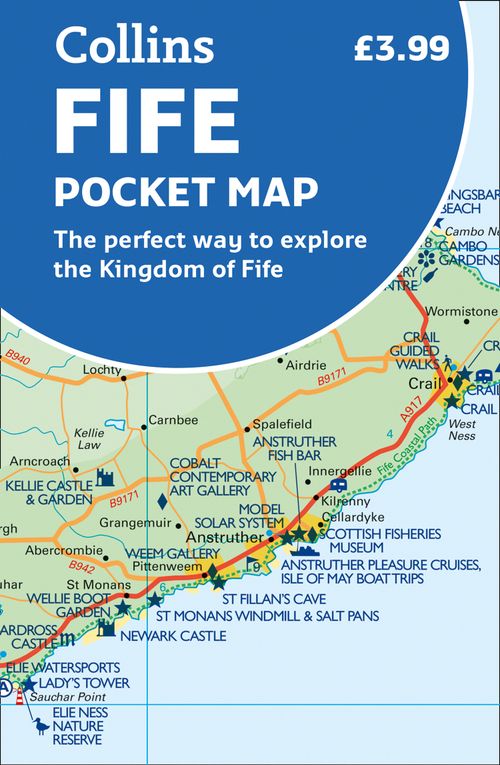 Fife Pocket Map, Non-Fiction, Map, Collins Maps