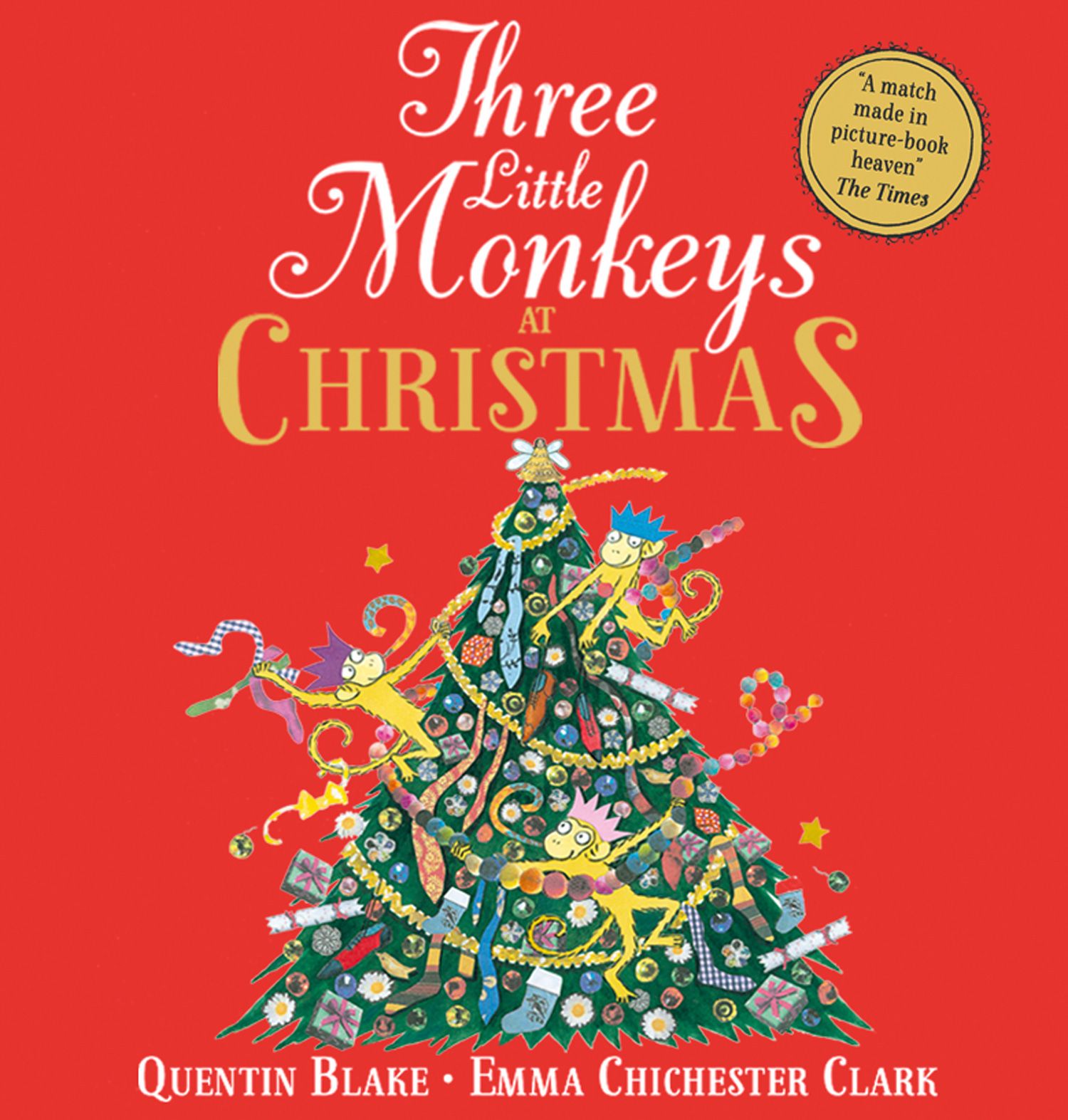 THREE LITTLE MONKEYS AT CHRISTMAS