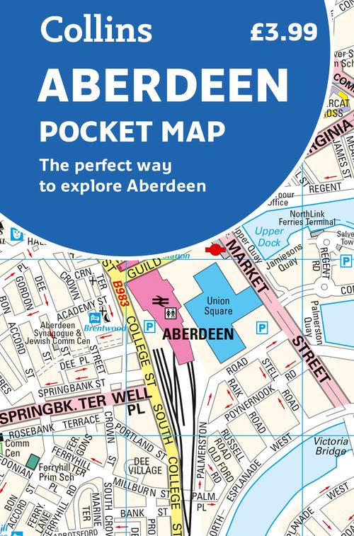 Aberdeen Pocket Map, Sports, Hobbies & Travel, Map, Collins Maps