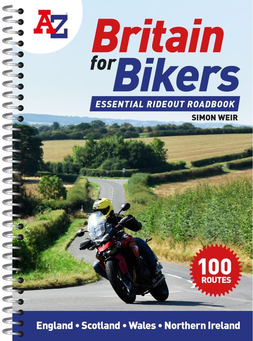 A -Z Britain for Bikers, Sports, Hobbies & Travel, Spiral Bound, Simon Weir and A-Z Maps