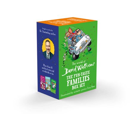 Cover image for The World of David Walliams: Fun-Tastic Families Box Set - David Walliams, Illustrated by Tony Ross