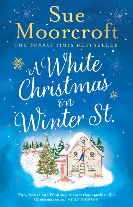 Cover image for A White Christmas on Winter Street - Sue Moorcroft