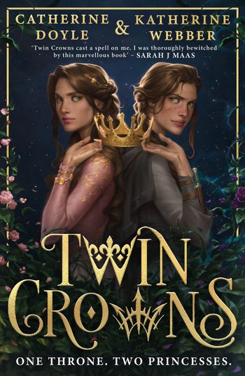 Twin Crowns: Waterstones signed ‘Rose’ edition with sprayed edges edition - Katherine Webber and Catherine Doyle