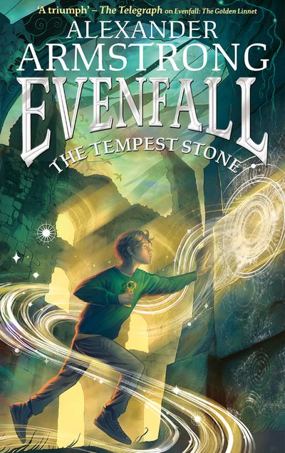 Cover image for Evenfall - Evenfall: The Tempest Stone (Evenfall, Book 2) - Alexander Armstrong, Illustrated by Tom Roberts