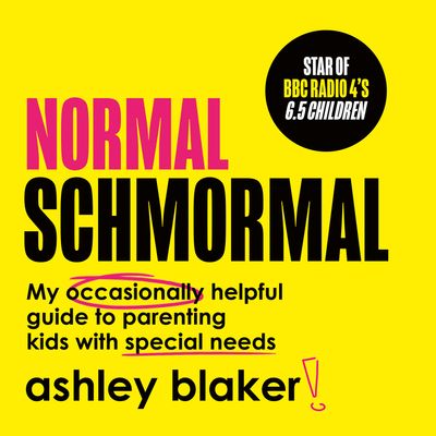 Cover image for Normal Schmormal: My occasionally helpful guide to parenting kids with special needs: Unabridged edition - Ashley Blaker, Read by Ashley Blaker