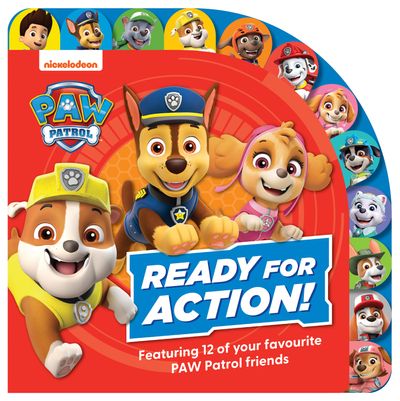 PAW Patrol Ready for Action! Tabbed Board Book - Paw Patrol