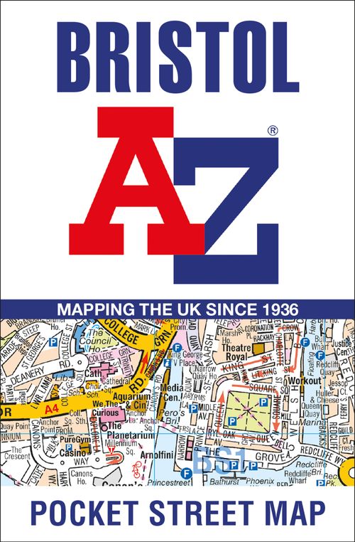Bristol A-Z Pocket Street Map, Sports, Hobbies & Travel, Map, A-Z Maps