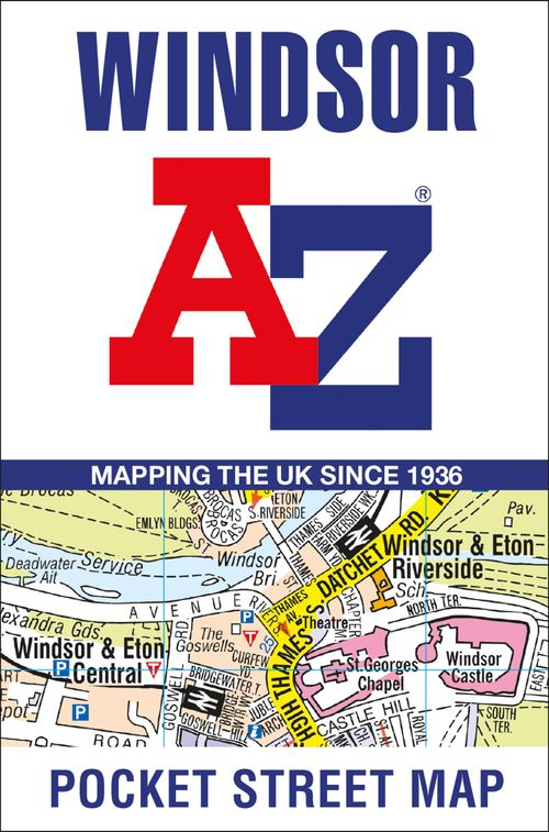 Windsor A-Z Pocket Street Map, Sports, Hobbies & Travel, Map, A-Z Maps